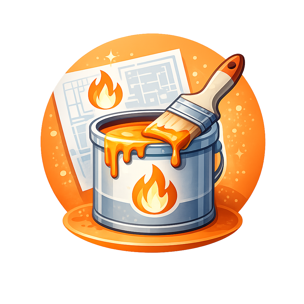 Protection par peinture intumescente - Sécurité incendie passive